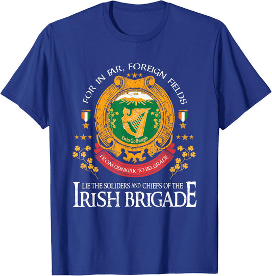 Vintage Irish Brigade T-Shirt - T-Shirt | Royal