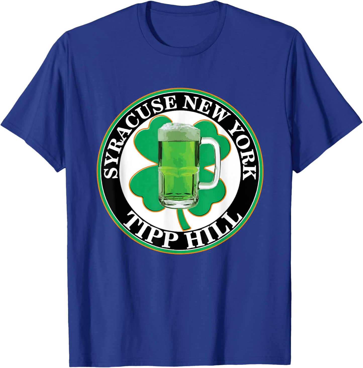 Syracuse Tipp Hill Saint Patrick's Day T-Shirt - T-Shirt | Royal