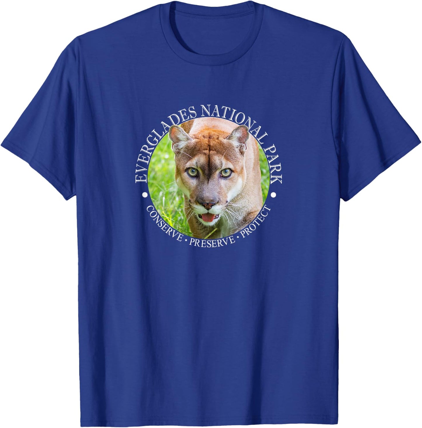 Everglades National Park Tea for Panther Lovers Florida T-Shirt - T-Shirt | Royal