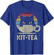 Kit Tea Black Kitty Cat Tea Lover Gift T-Shirt - T-Shirt | Royal