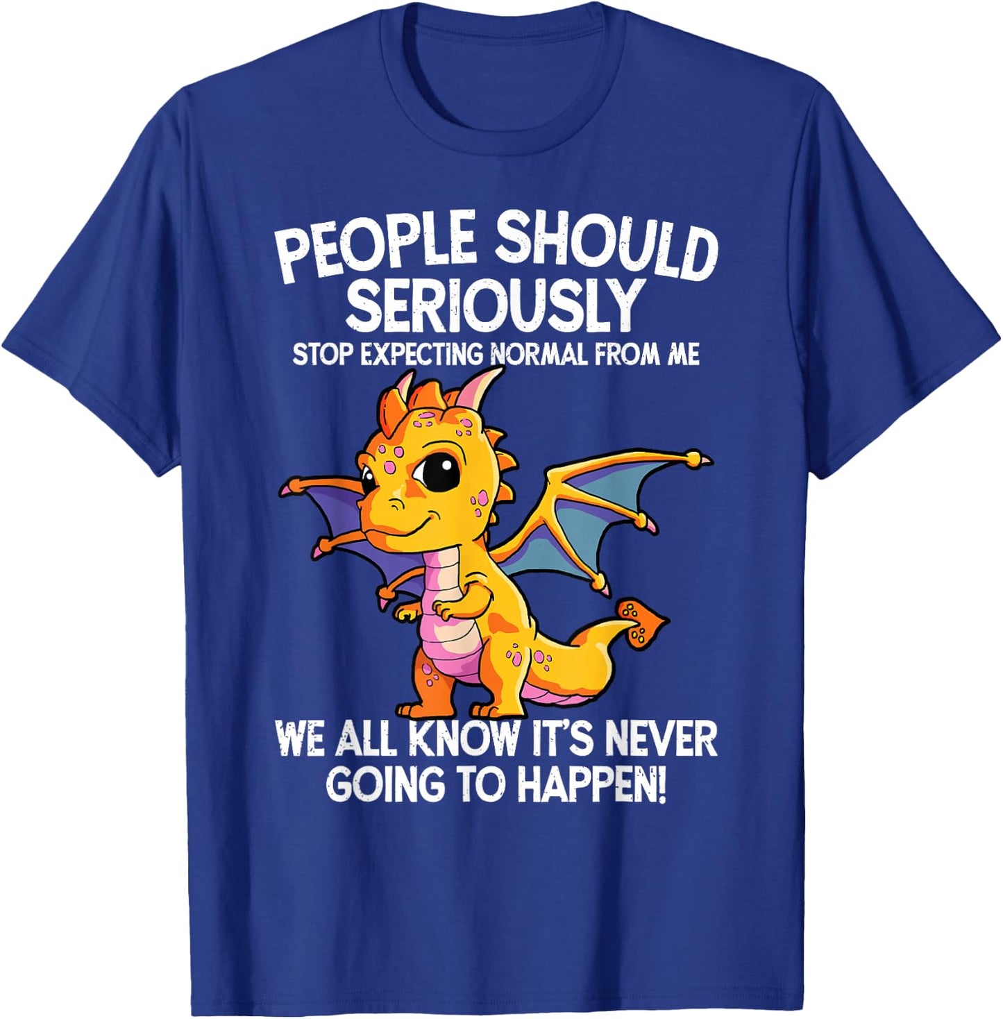 Cute dragon and girls T-Shirt - T-Shirt | Royal