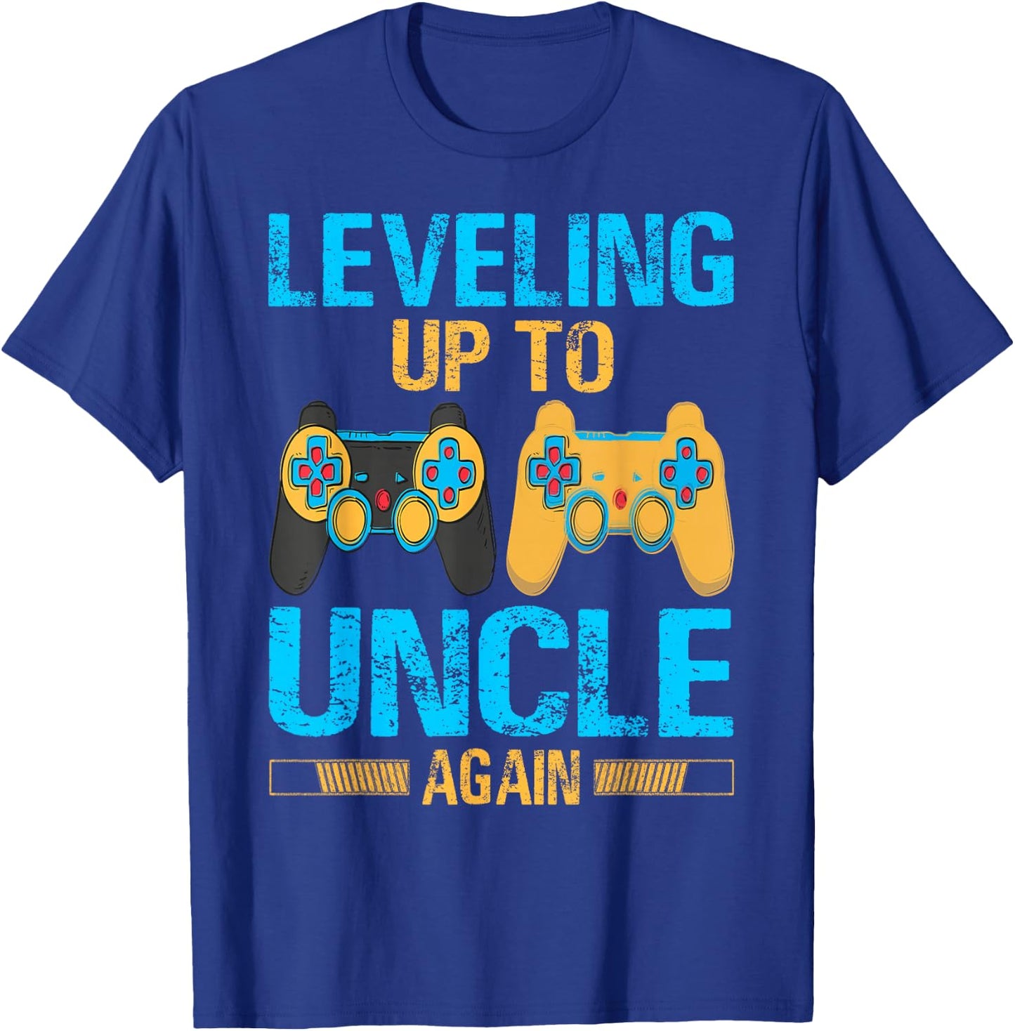 Leveling Up To Uncle Again Gaming Gift Uncle Again T-Shirt - T-Shirt | Royal