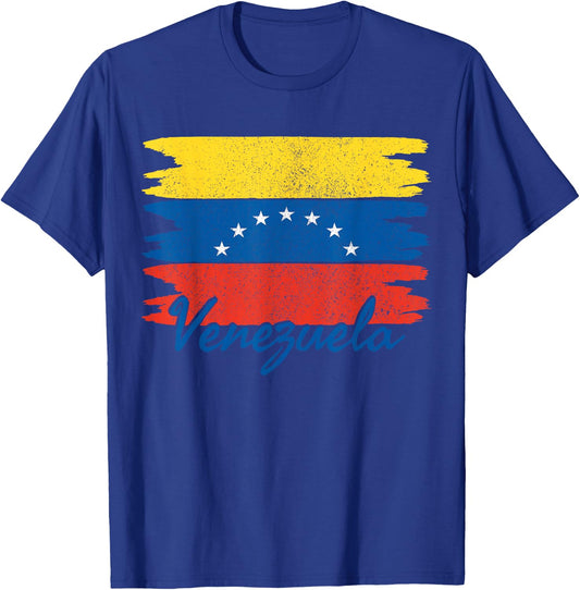 Venezuelan Pride Flag T-Shirt - T-Shirt | Royal