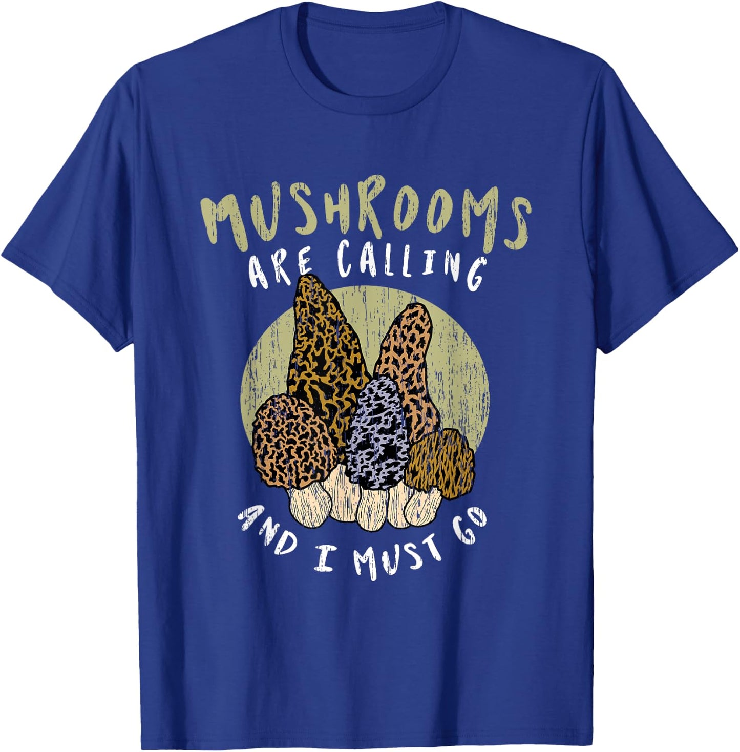 Funny Mushroom Hunting Fungi Mycologist Hiking Club Gifts T-Shirt - T-Shirt | Royal