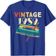 Vintage 1959 Music Cassette 67th Birthday Gifts 67 Years Old T-Shirt - T-Shirt | Royal