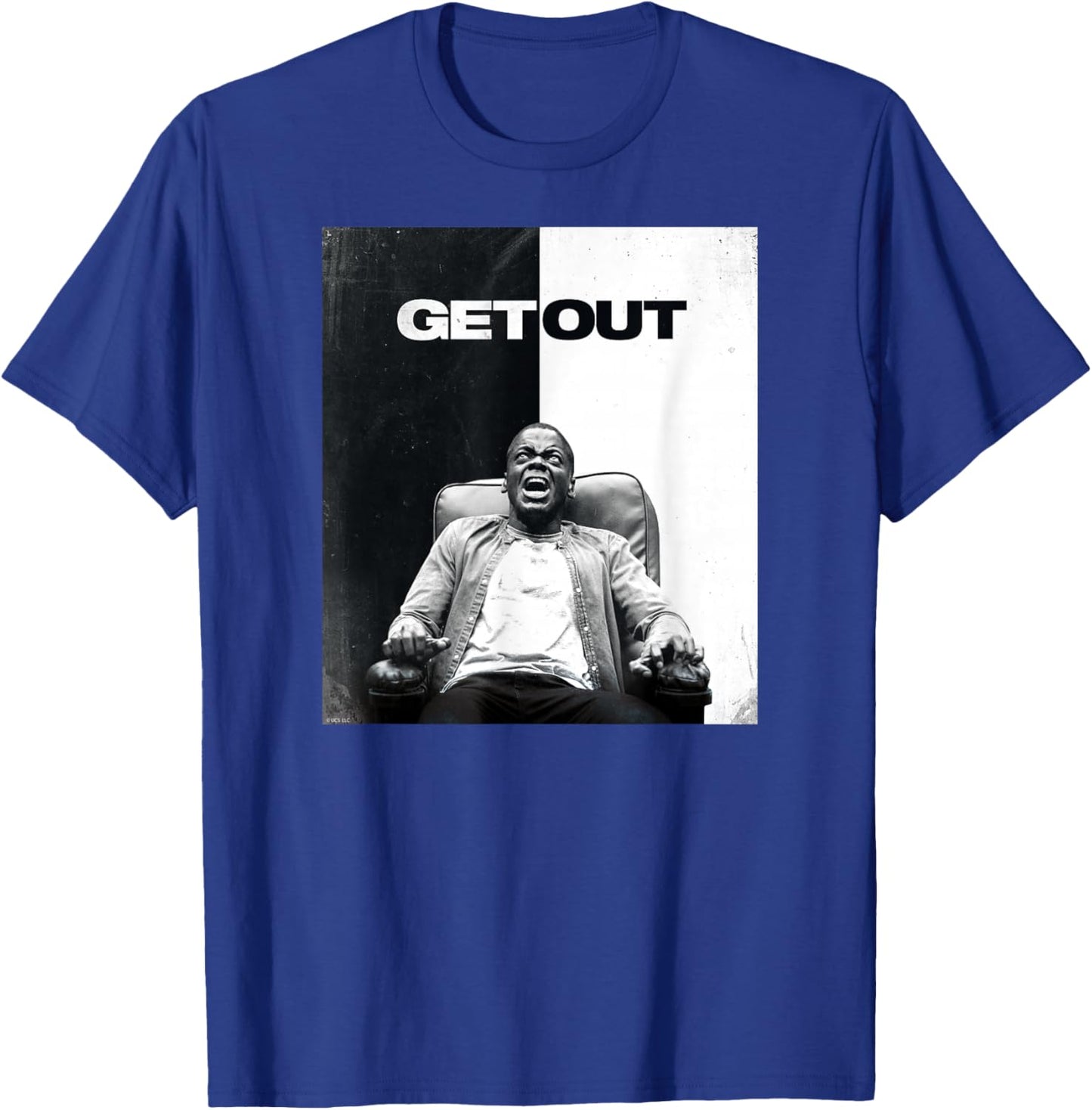 Get Out Poster T-Shirt - T-Shirt | Royal