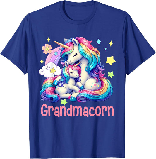 Grandmacorn Mother's Day Grandma Costume Unicorns Lover T-Shirt - T-Shirt | Royal