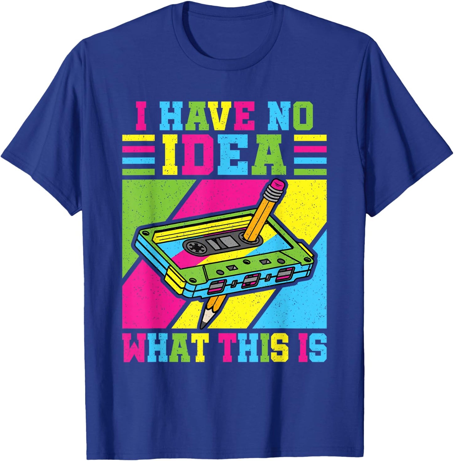 I Have No Idea What This Is 80s 90s Outfit Boys Girls Kids T-Shirt - T-Shirt | Royal