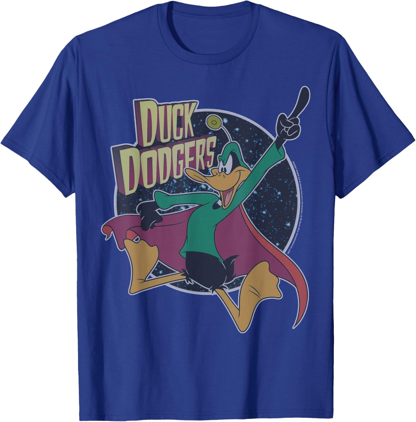 Looney Tunes Daffy Duck Vintage Portrait T-Shirt - T-Shirt | Royal