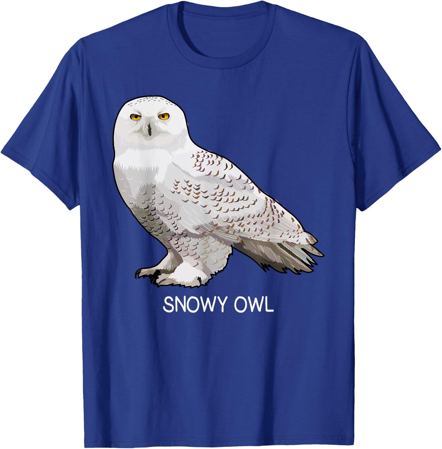 Snowy Owl Bird Lover T-Shirt - T-Shirt | Royal