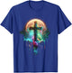 Christian Cross I am the Vine You are the branches Vibrant T-Shirt - T-Shirt | Royal