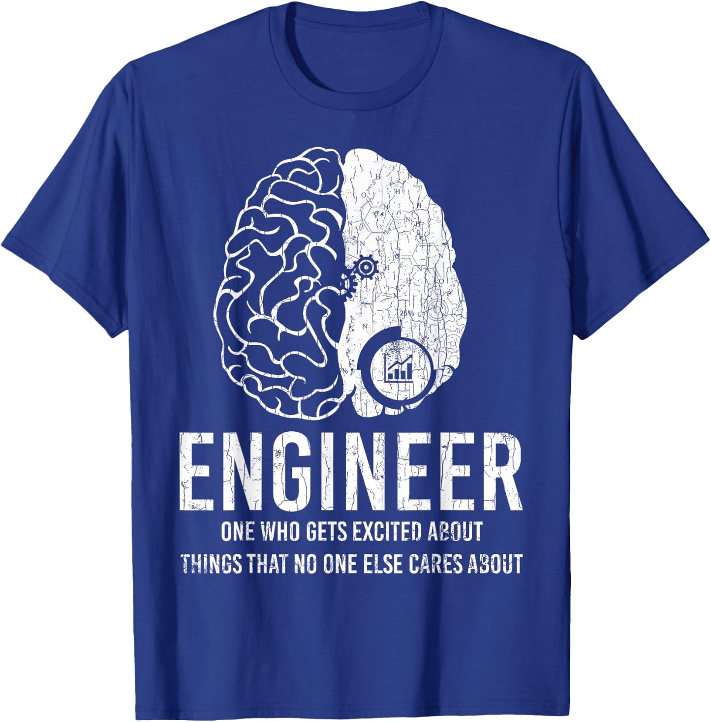 Funny Engineer Gifts & More Engineer Definition Funny Engineering Graphic T-Shirt - T-Shirt | Royal
