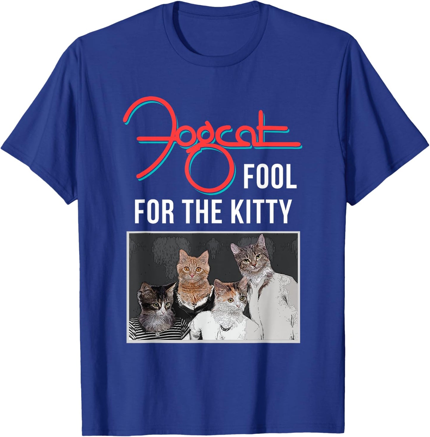 Heavy Metal Kittens & Cats Rock And Roll Band Animals Shirt T-Shirt - T-Shirt | Royal