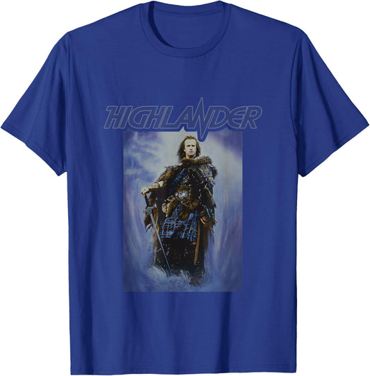 Highlander 1986 Theatrical Poster T-Shirt - T-Shirt | Royal