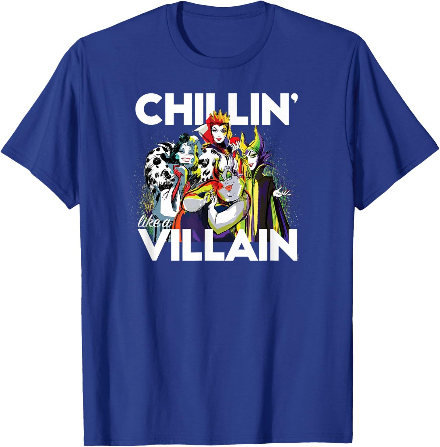 Disney Villains - Cruella Evil Queen Ursula Maleficent T-Shirt - T-Shirt | Royal