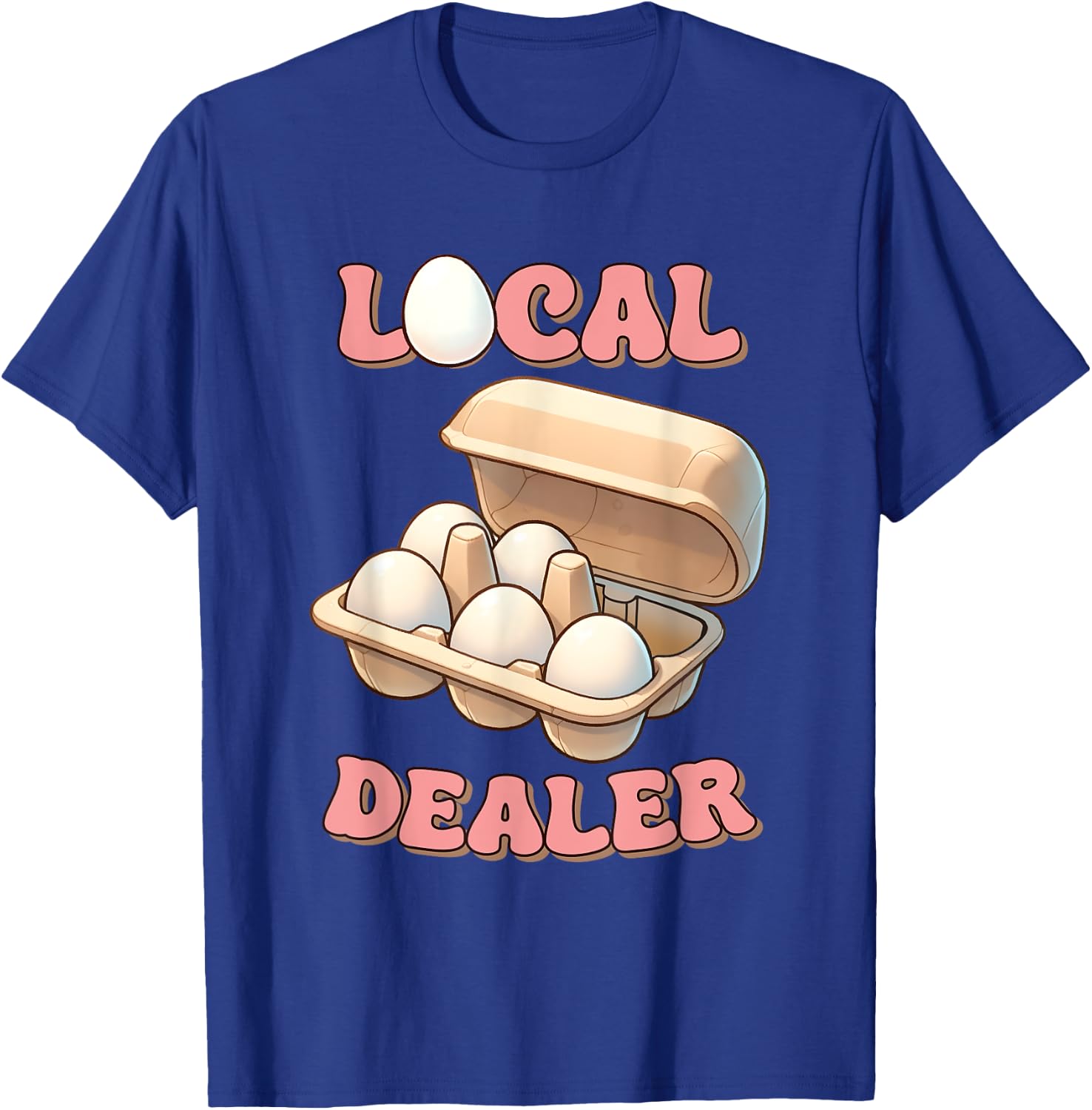 Local Egg Dealer Chicken Sustainable Farming , Small, Black T-Shirt - T-Shirt | Royal