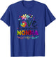 I Love Being Called Nonna Daisy Flower Cute Mother's Day T-Shirt - T-Shirt | Royal
