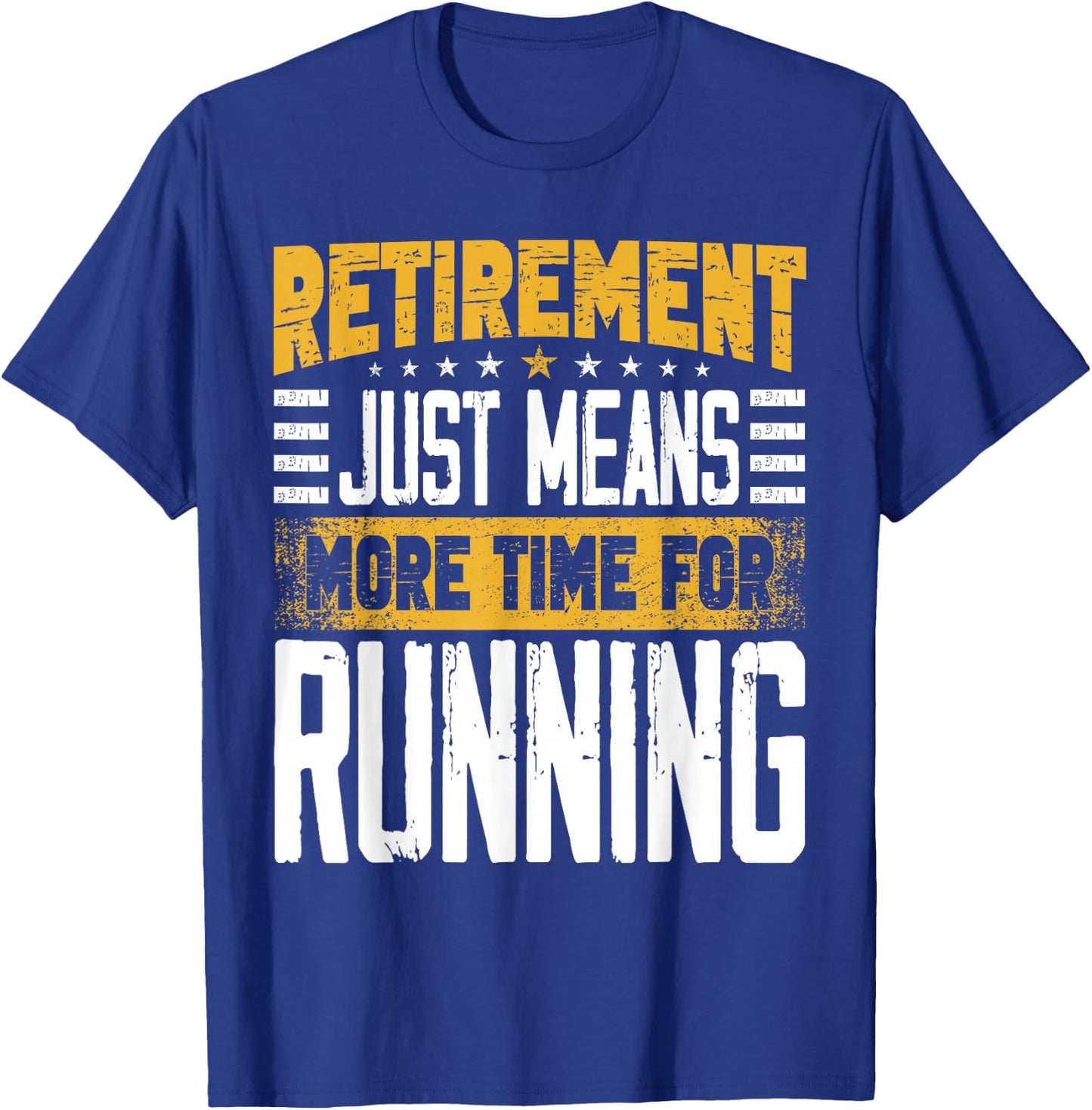 Runner Marathon Running Retired Retirement T-Shirt - T-Shirt | Royal