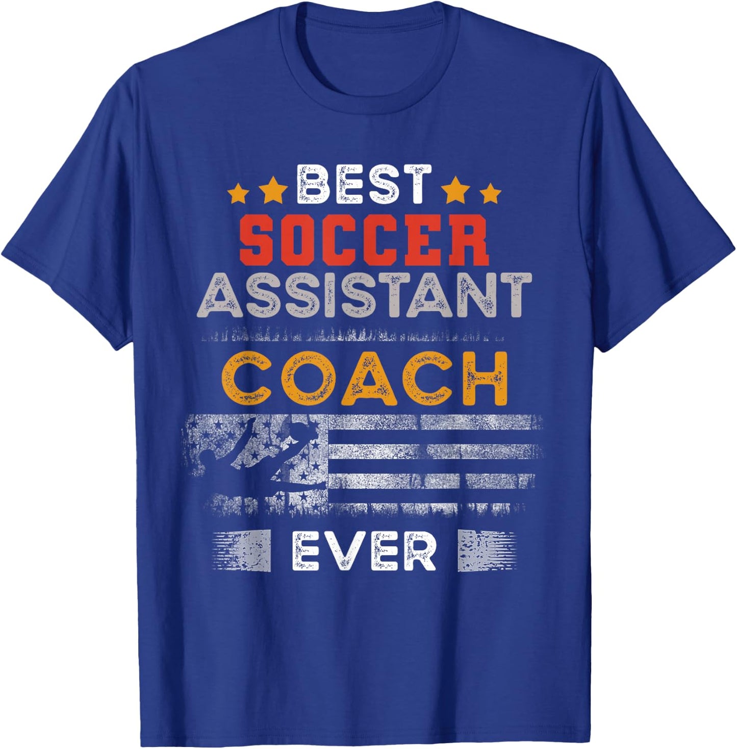 Best Soccer Assistant Coach Ever | Assistant Coach T-Shirt - T-Shirt | Royal