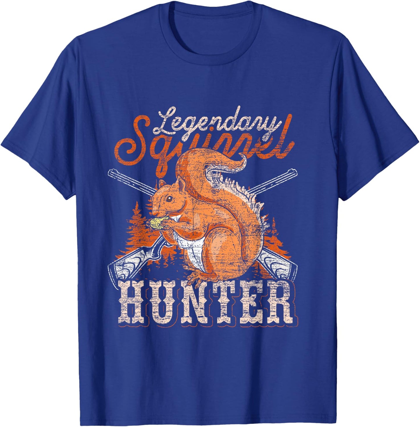 Legendary Squirrel Hunter Squirrel T-Shirt - T-Shirt | Royal
