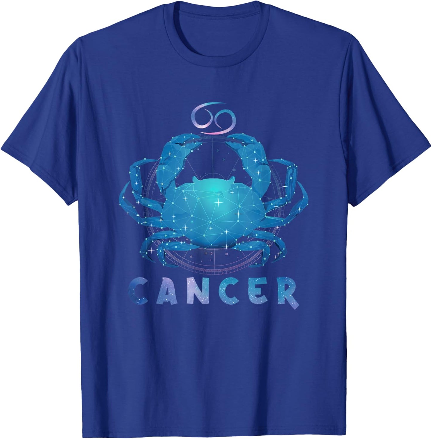 Cancer Zodiac Sign Birthday Horoscope Lover Kids Men Women T-Shirt - T-Shirt | Royal