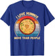 Vintage I Love Hummus More Than People Hummus Food Lover T-Shirt - T-Shirt | Royal
