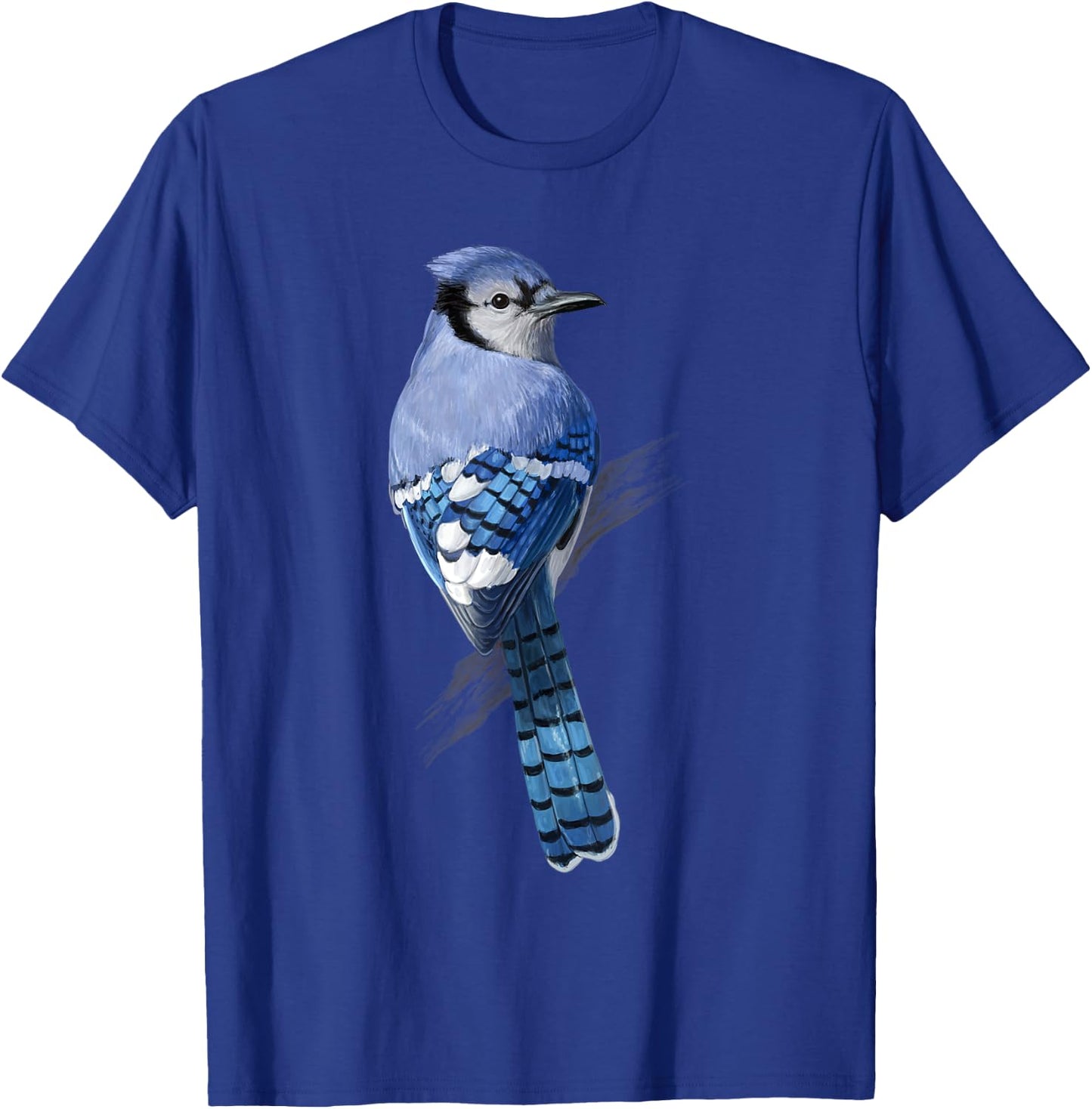 Beautiful Blue Jay Bird T-Shirt - T-Shirt | Royal