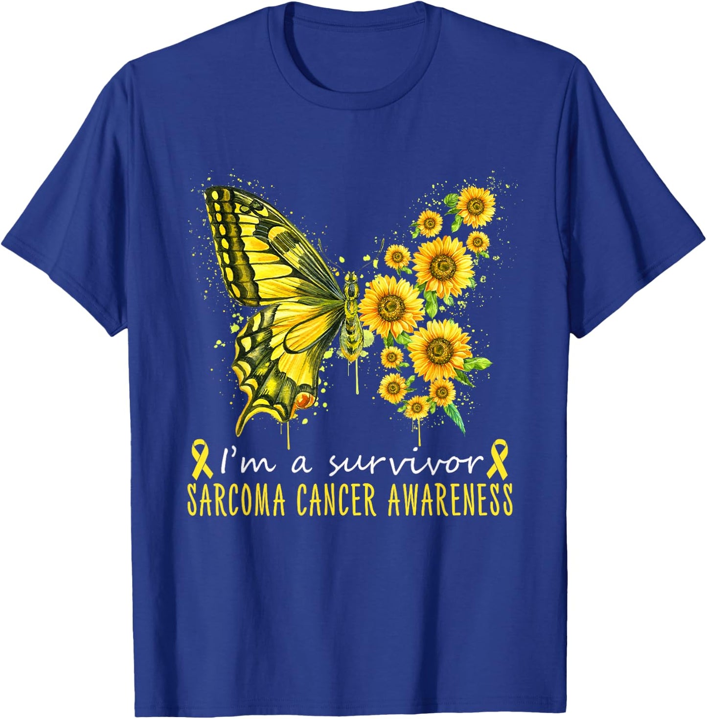 I'm a survivor Sarcoma cancer awareness T-Shirt - T-Shirt | Royal