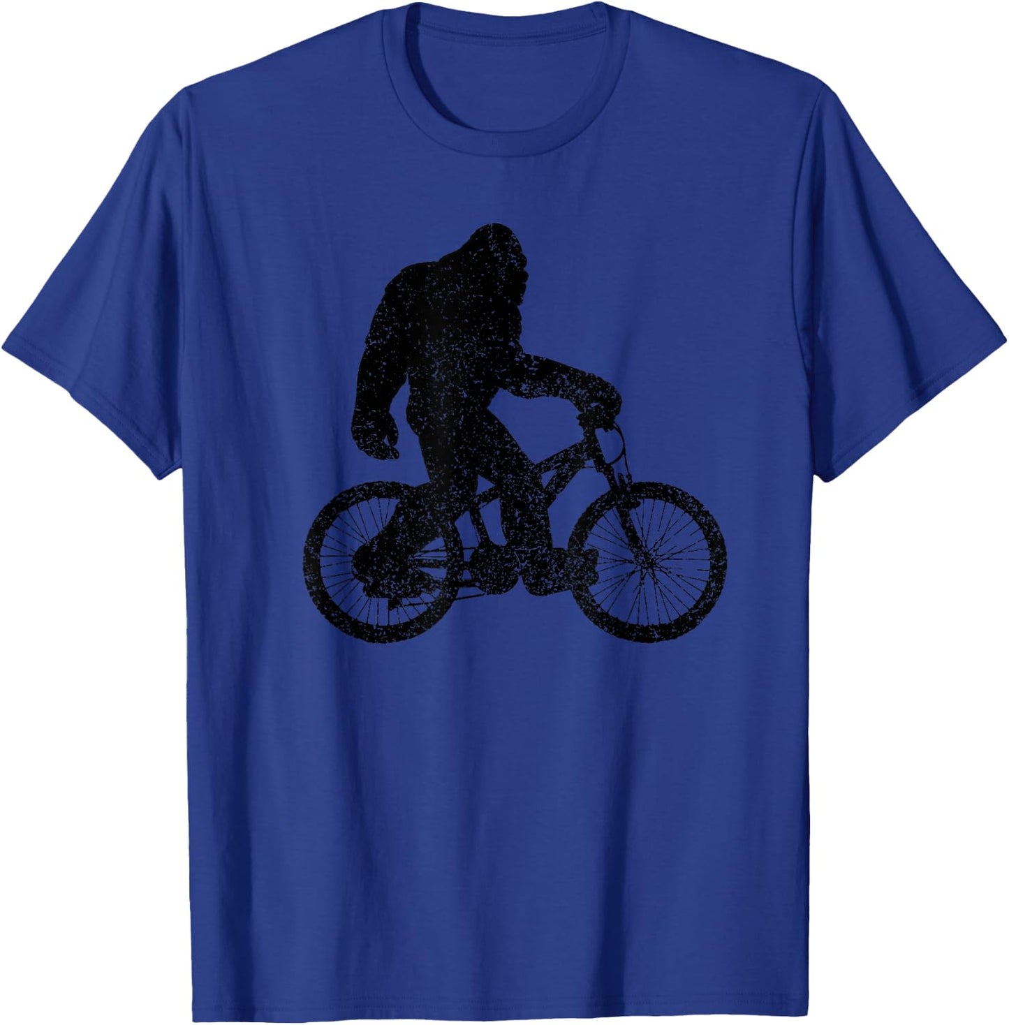 Bigfoot Mountain Bike MTB Downhill Bicycle Gift T-Shirt - T-Shirt | Royal