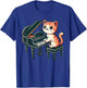 Cute Cat Playing Piano Cats Musician Music T-Shirt - T-Shirt | Royal