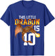 Turning 10 Year Old Birthday Gift Boy Dragon 10th Bday Girl T-Shirt - T-Shirt | Royal
