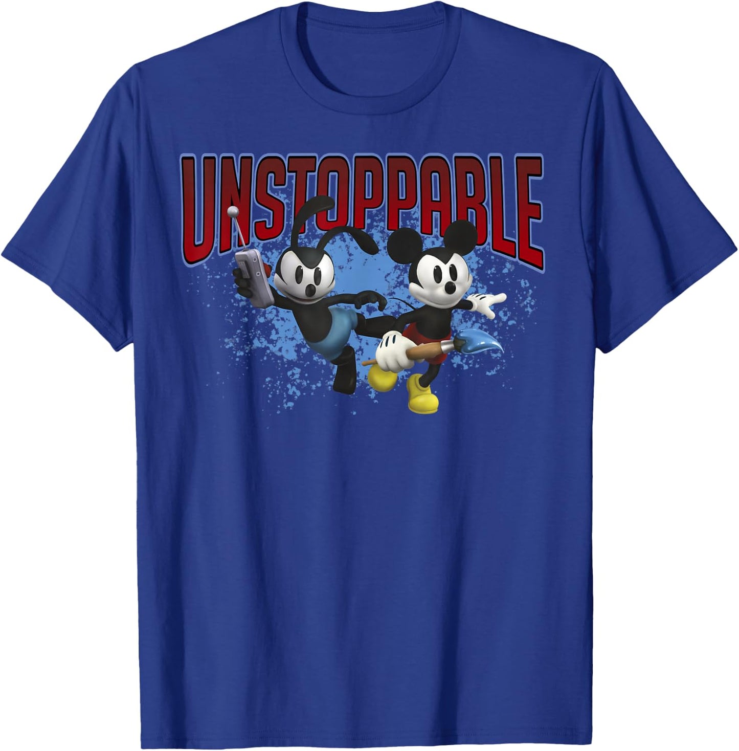 Disney Epic Mickey Unstoppable Group Portrait T-Shirt - T-Shirt | Royal