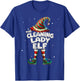 The Cleaning Lady Elf Family Matching Group Christmas T-Shirt - T-Shirt | Royal