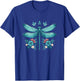 Dragonfly Casual Summer Women T-Shirt - T-Shirt | Royal