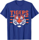 Vintage Tigers Throwback Retro T-Shirt - T-Shirt | Royal