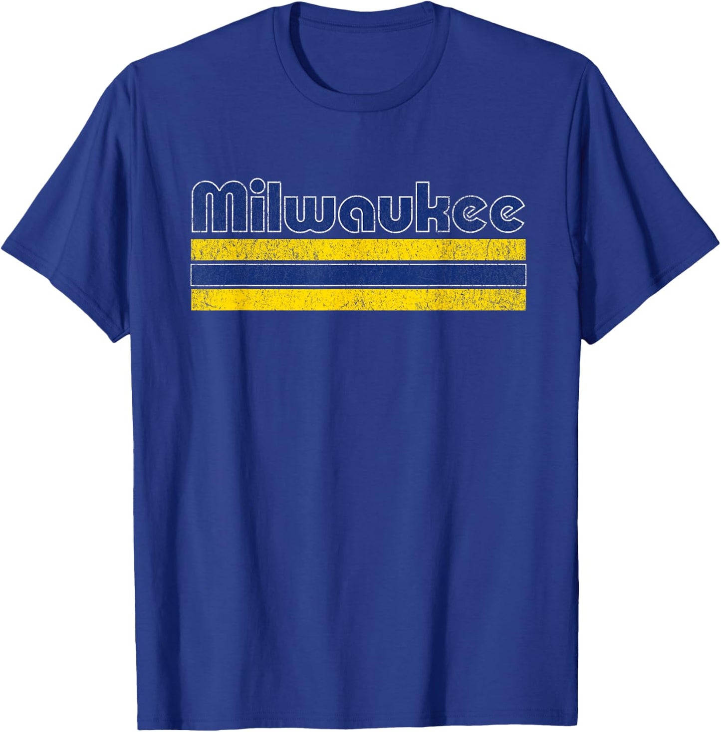 Milwaukee vintage baseball city T-Shirt - T-Shirt | Royal