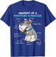 Anatomy Of A Miniature Schnauzer Cute Miniature Schnauzer T-Shirt - T-Shirt | Royal