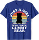 Just A Girl Who Loves Gummy Bear Funny Candy Girls Kid T-Shirt - T-Shirt | Royal