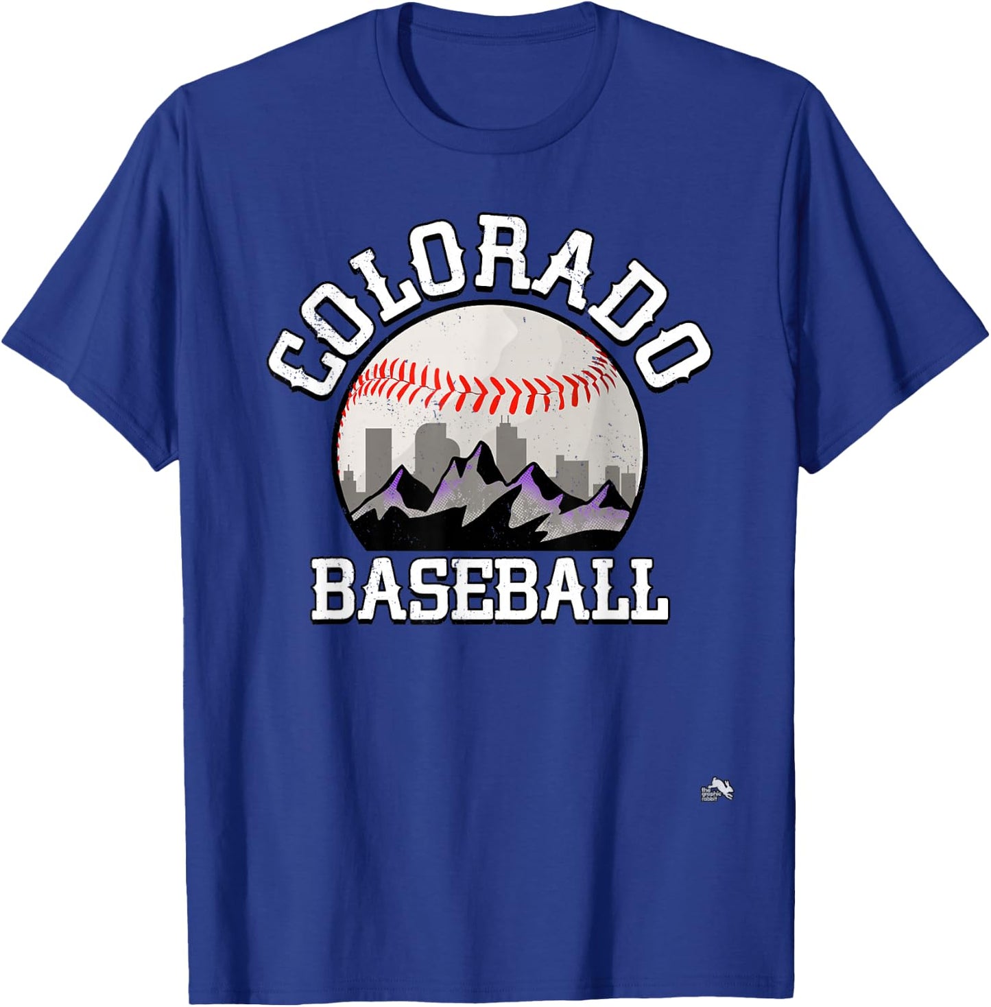 Colorado Baseball Rocky Mountain Team T-Shirt - T-Shirt | Royal