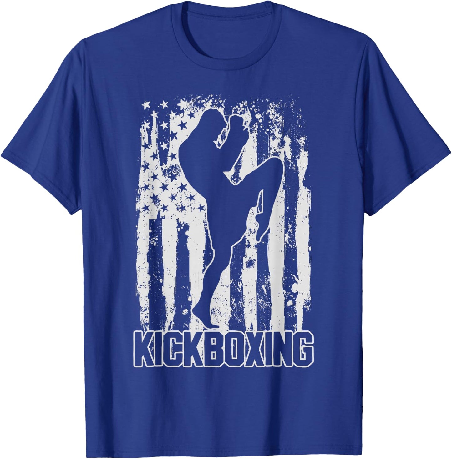Kickboxing Kickboxer Gift T-Shirt - T-Shirt | Royal