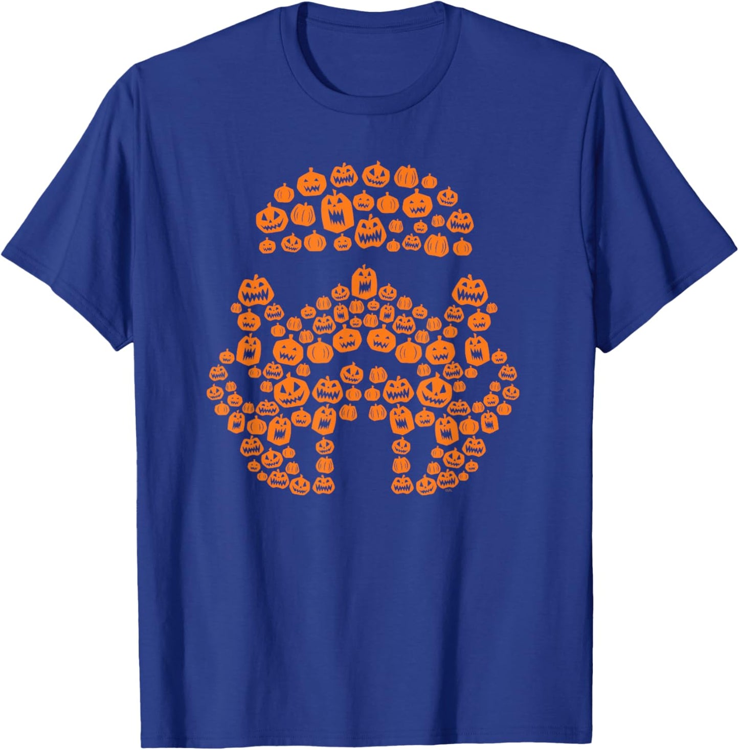 Star Wars Halloween Stormtrooper Jack-o’-Lantern Pumpkins T-Shirt - T-Shirt | Royal