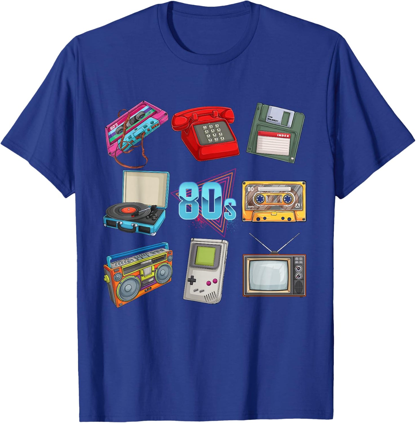 80's Throwback Retro Vintage Funny Party Cassette Tapes Men T-Shirt - T-Shirt | Royal