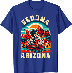 Sedona Arizona Biking MTB Mountain Bike T-Shirt - T-Shirt | Royal