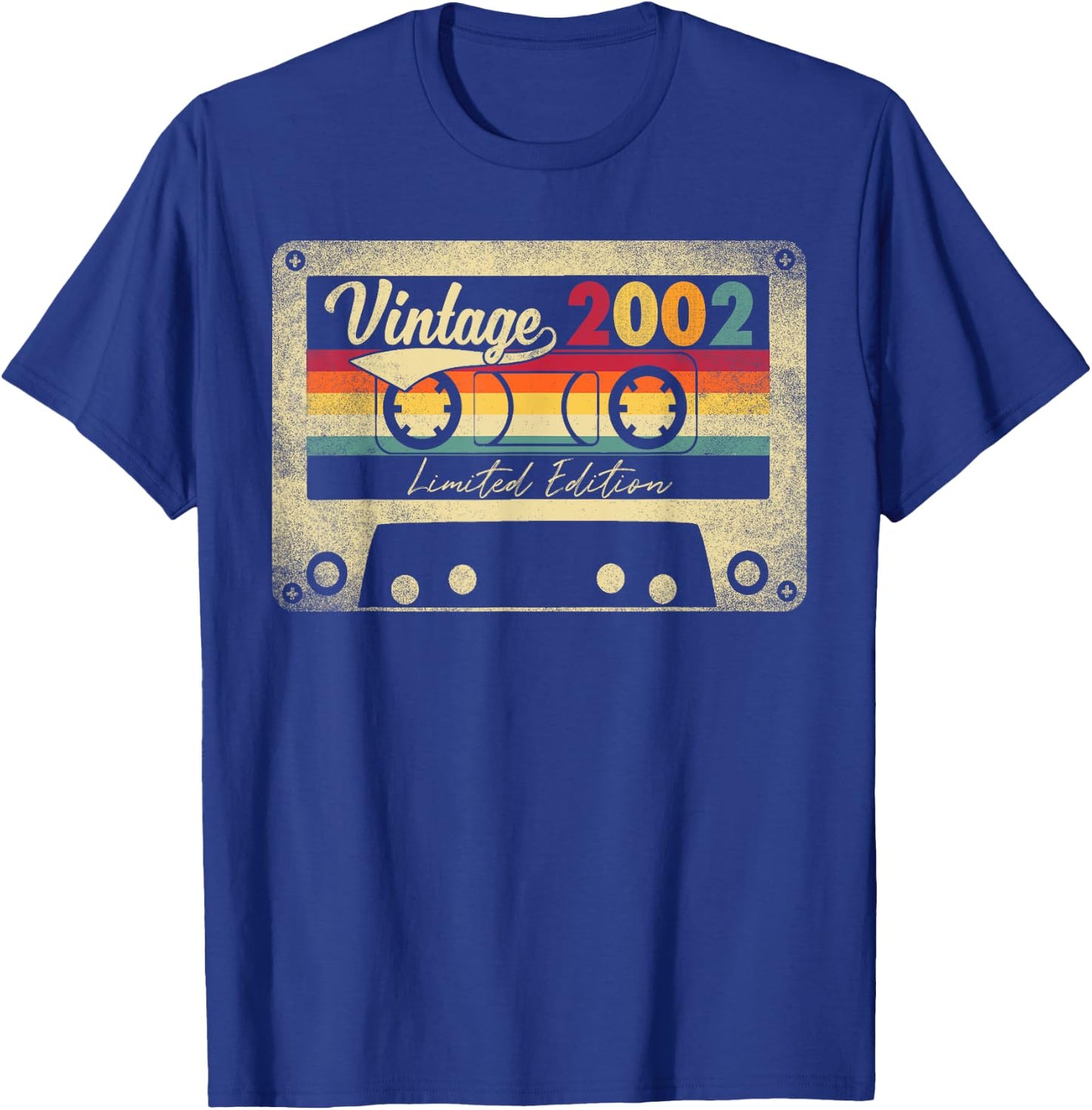 2002 21st Birthday Gift 21 Years Old Limited Edition Vintage T-Shirt - T-Shirt | Royal