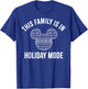 Disney Mickey And Friends Christmas Family Holiday Mode T-Shirt - T-Shirt | Royal