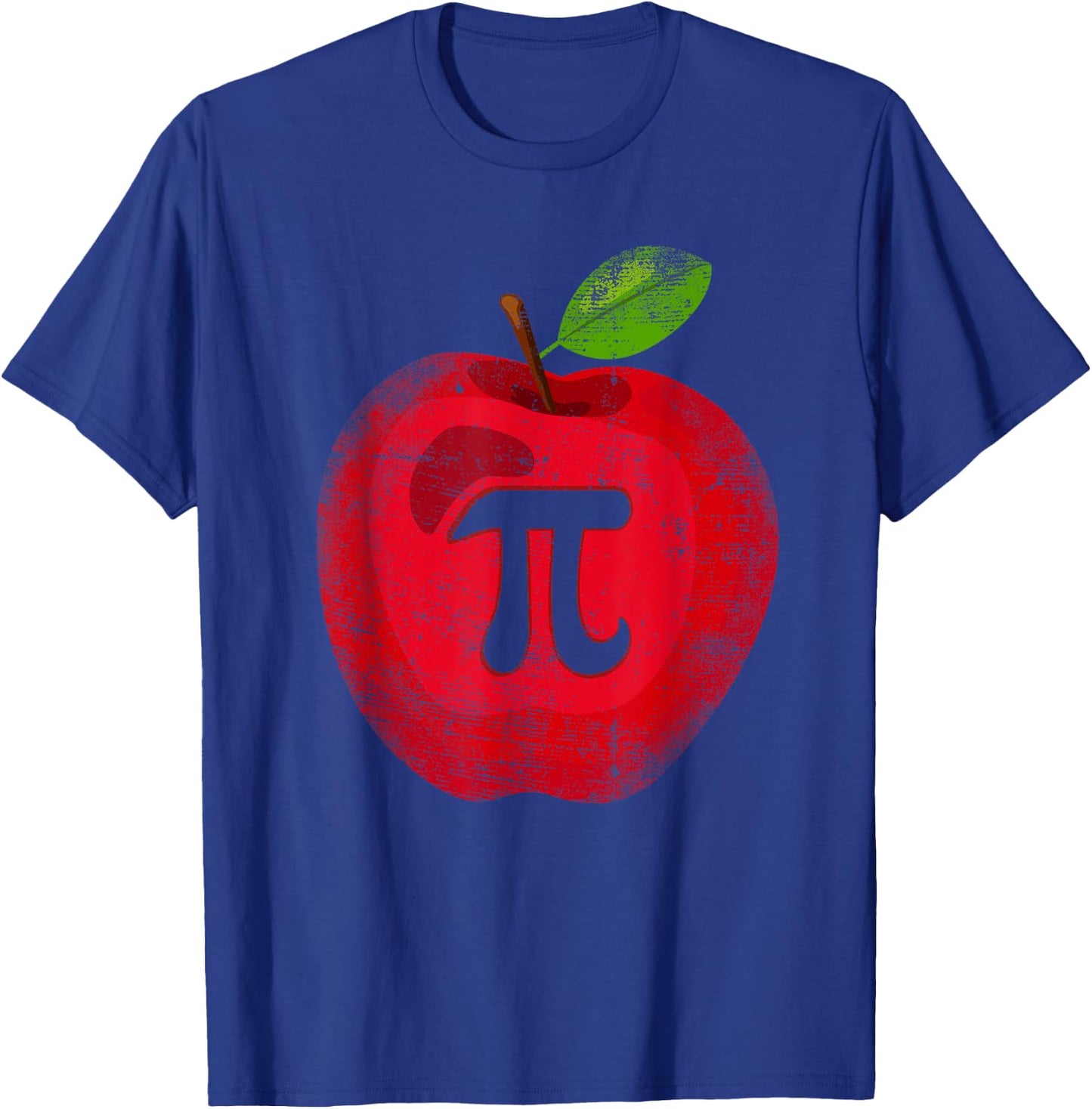 Apple Pi Day Math Lover Teacher Student 3.14 Apple Pie Pun T-Shirt - T-Shirt | Royal
