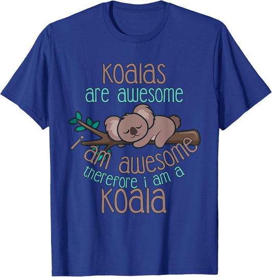 Koala Shirt Men Women Koala Lover Gift Koalabear T-Shirt - T-Shirt | Royal