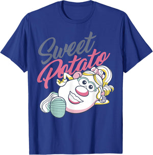 Mr. Potato Head Valentine's Day Mrs. Sweet Potato Retro T-Shirt - T-Shirt | Royal