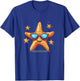 Smiling Starfish Sunglasses for funny Boys and Girls T-Shirt - T-Shirt | Royal
