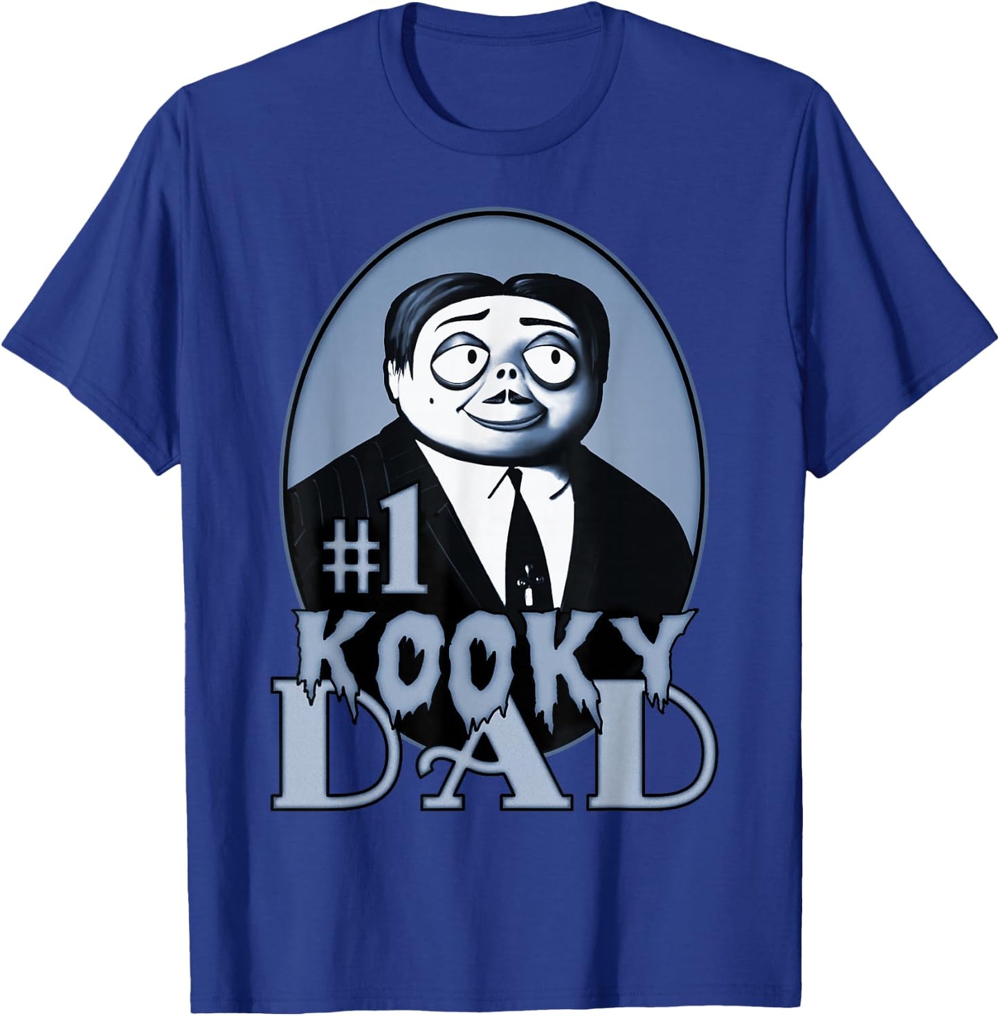The Addams Family Father's Day Gomez Number One Kooky Dad T-Shirt - T-Shirt | Royal